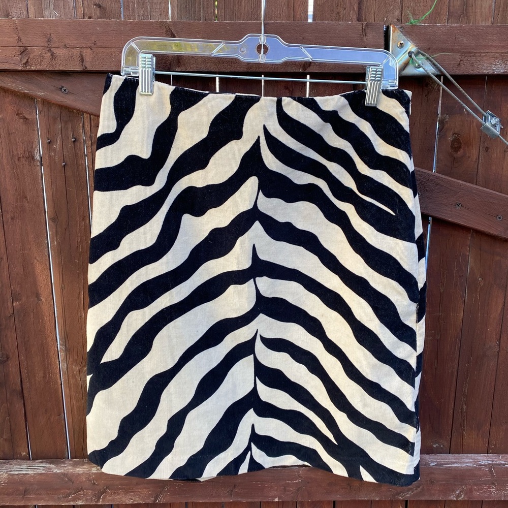 Isaac Mizrahi For Target Zebra Print Skirt